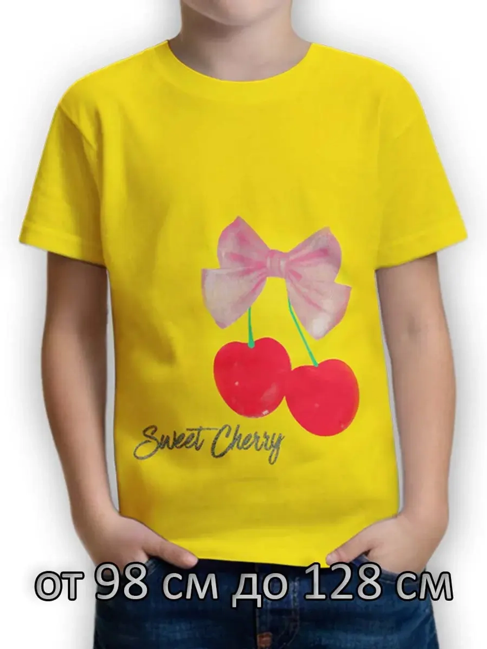 Футболка для садика и школы.девочка.1шт.