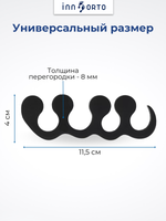 Анатомические гелевые разделители пальцев (не давят и не натирают), 2 шт.