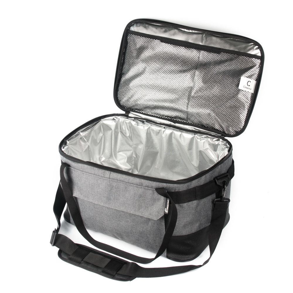 Сумка изотермическая СЛЕДОПЫТ Gray Line Pro, 34 л, цв. серый меланж/4/