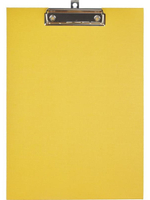Планшет с зажимом желтый А4