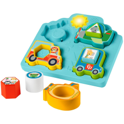 Fisher-Price - Пазл "Транспортные средства и формы" с музыкой и подсветкой HRP31 / артикул   HRP31  / GTIN 194735182701