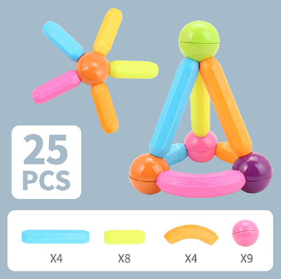 Konstruktor / Конструктор Magnetic Building Blocks 25PCS PT90058