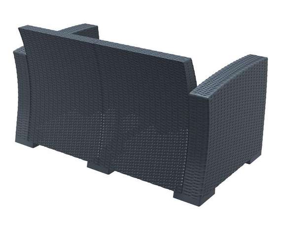 Уличный диван с подушками Monaco Lounge, антрацит