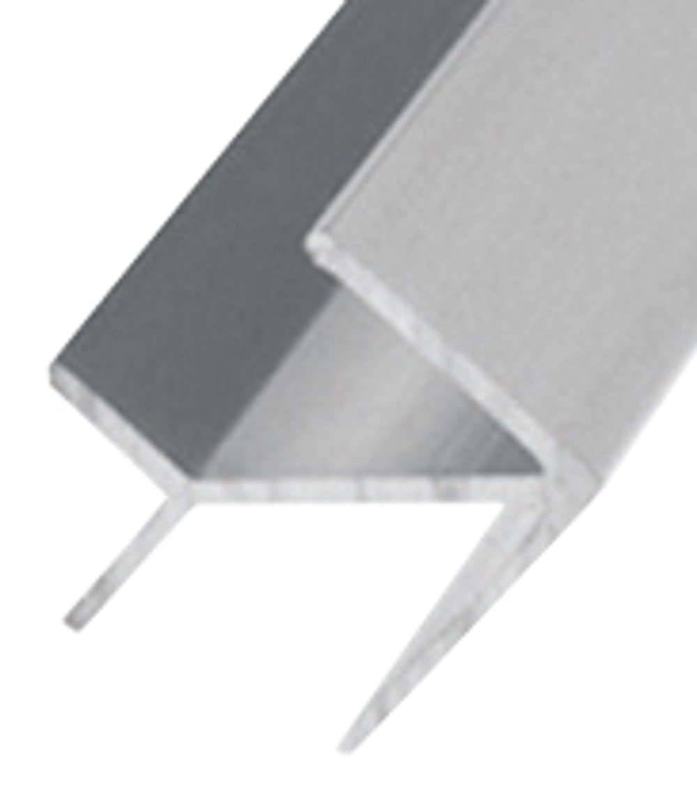 Планка алюминиевая 4 мм к стеновой панели угловая