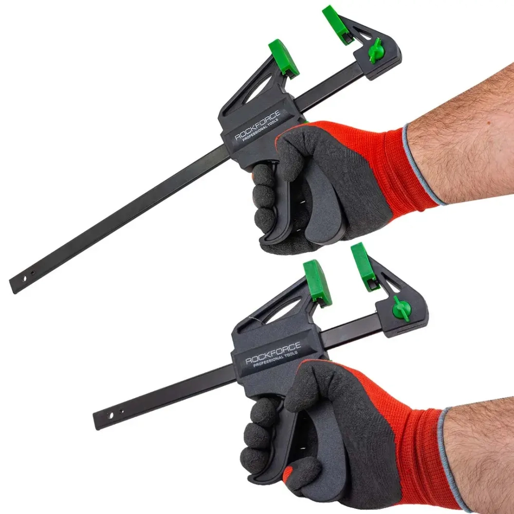 Комплект струбцин быстрозажимных 4 пр. (6''2шт, 12''2шт) RockFORCE RF-38404