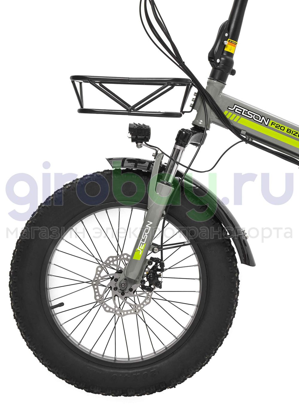 Электровелосипед Jetson F20 BIZON (48V/13Ah) - Серо-оранжевый фото №14