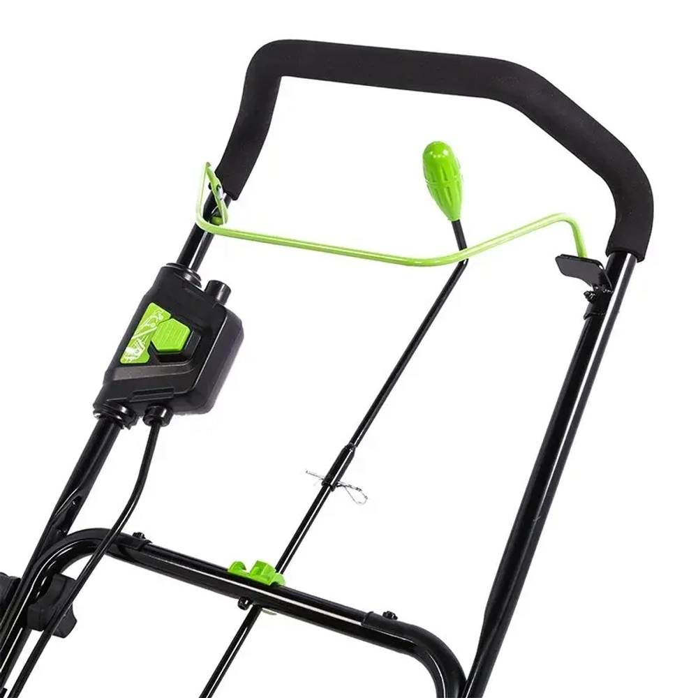 Greenworks GD60ST 60В аккумуляторный снегоуборщик (1 x 4 Ач, ЗУ) ковш 51 см, выброс 6 м 2602407UB