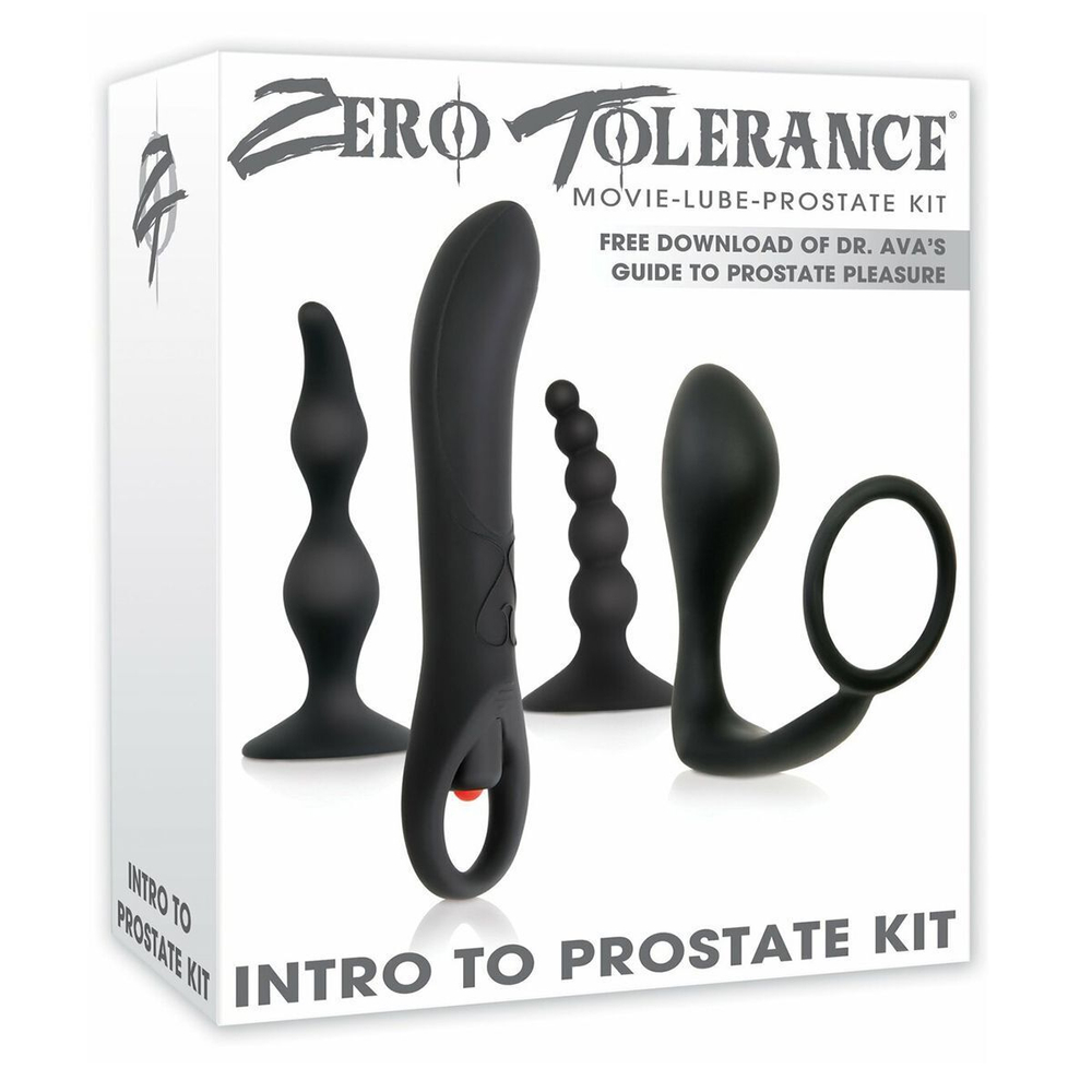 Набор стимуляторов простаты Intro To Prostate Kit (Цвет: черный)