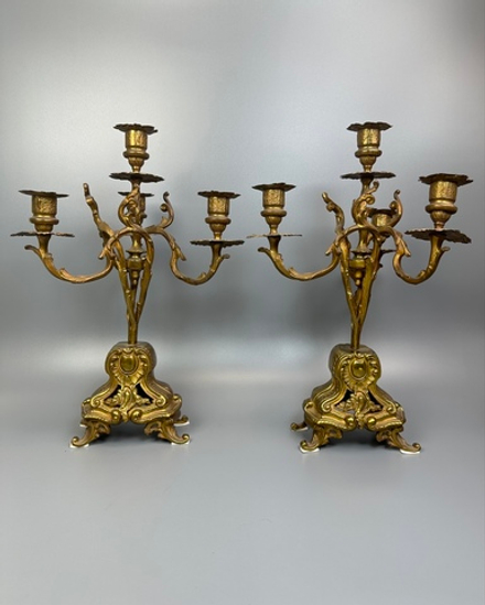 Пара подсвечников в стиле Ар-Нуво