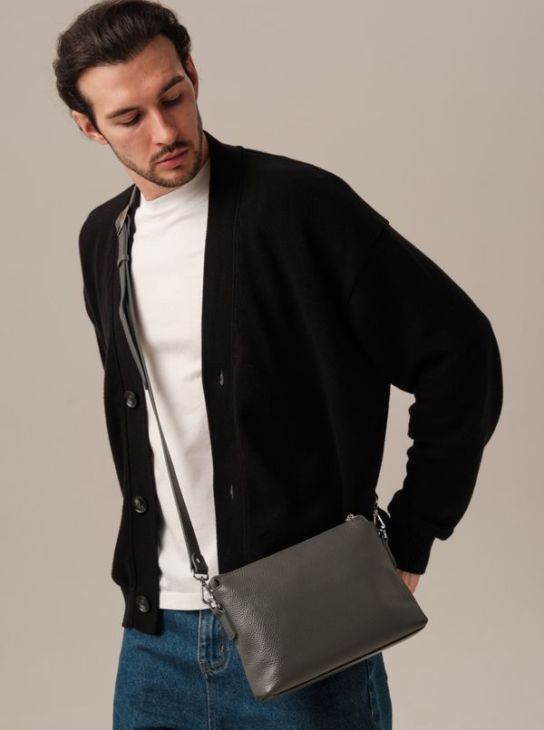 Мужская сумка кроссбоди DBR 7131 мышиный