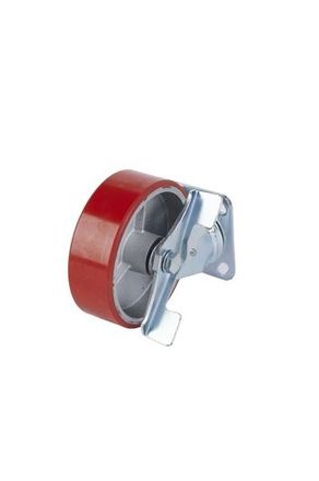 Колеса большегрузные поворотные с боковым тормозом (полиуретан)