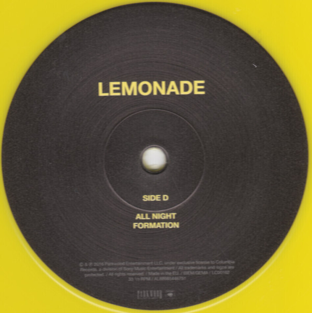 Beyonce / Lemonade (Coloured Vinyl)(Limited Edition)(2LP)