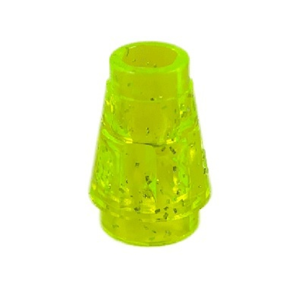Конус 4589b Glitter Trans-Neon Green