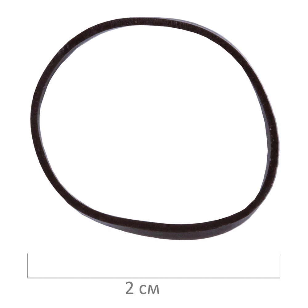 Резинки для волос НАБОР 250 шт., силиконовые, большие, чёрный, прозрачный, MONTE VITA, 457066