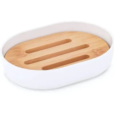 Мыльница Бамбук (белый)