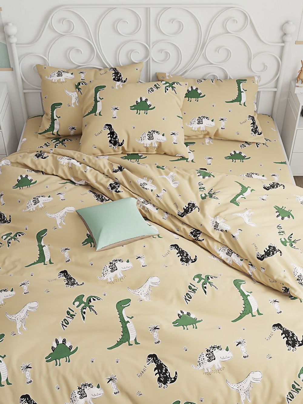 Пододеяльник Сказка "Creeper" 2-спальный на молнии 175х215 см, перкаль