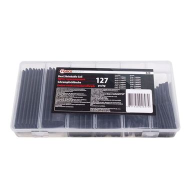 Трубки термоусадочные (2.0x40mm, 2.5x40mm,3.5x40mm,5x40mm,7x80mm,10x80mm,13x85mm ) 127пр. FORCEKRAFT FK-820