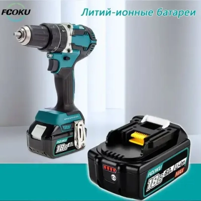 18B 6.0Ah 18650 Li-Ion Батарейки, с индикацией Аккумулятор для Makita BL1830 BL1850B, BL1860B BL1840B BL1850