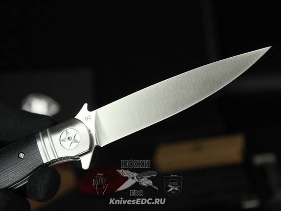 Складной нож REPTILIAN НКВД-01-1 c клинком из стали D2, рукоять G10