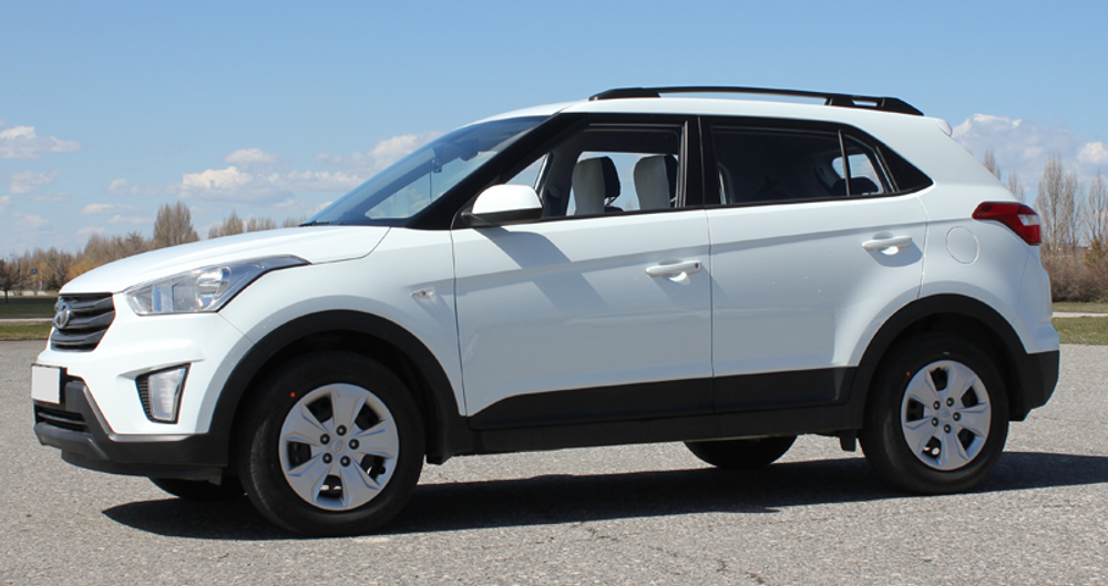 Рейлинги для а/м Hyundai Creta (2016-2021) серый 0264-БП-11