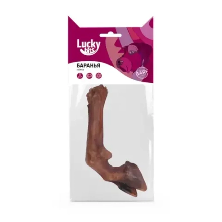 Лакомство для собак Lucky bits баранья ножка, 80 г