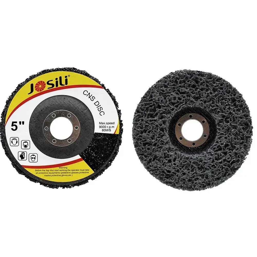 Диски коралловые шлифовальные Josili стандартные 3 шт., 125мм, зачистные круги для УШМ/болгарки