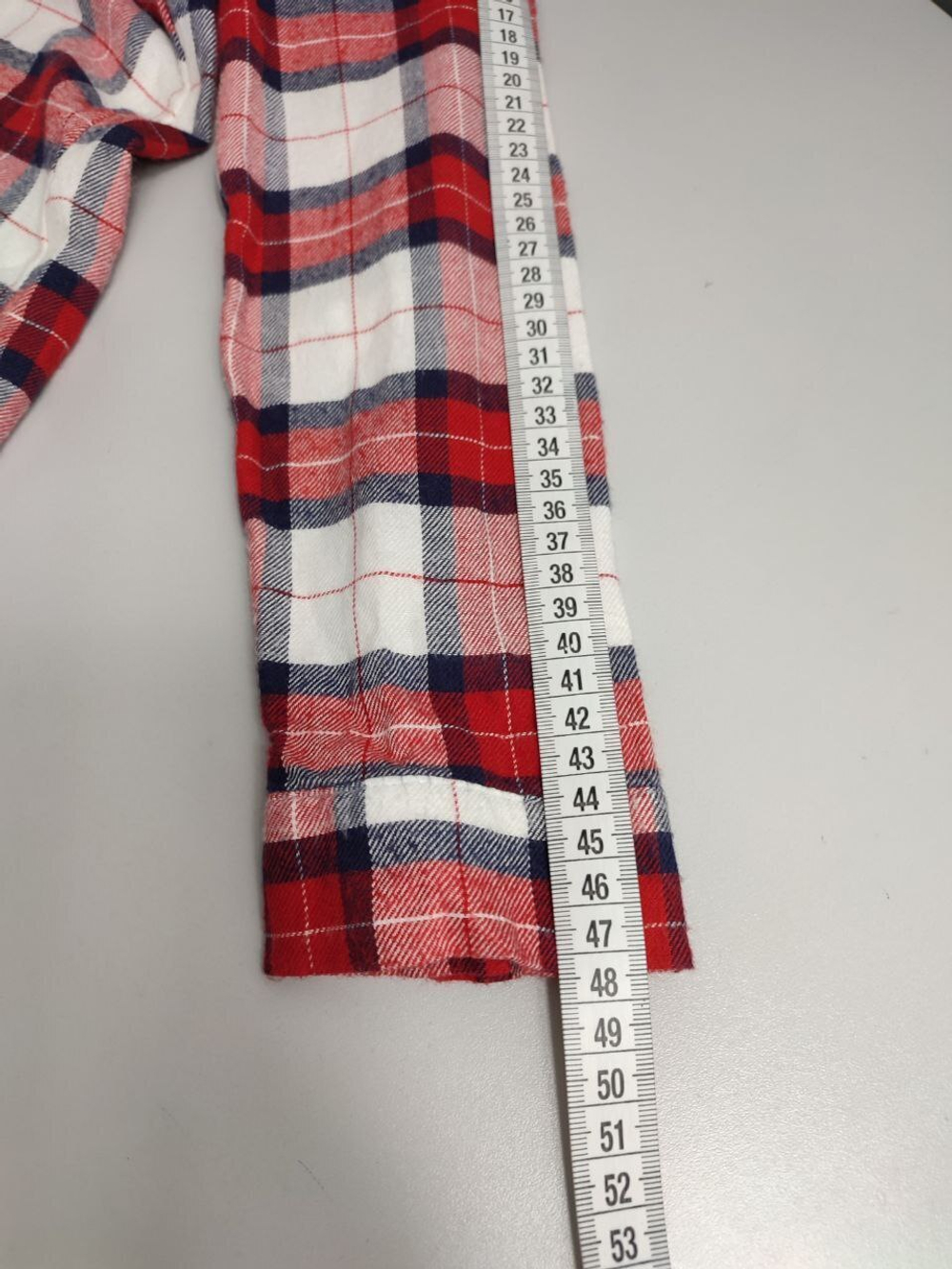 Рубашка H&M в клетку на 9 лет