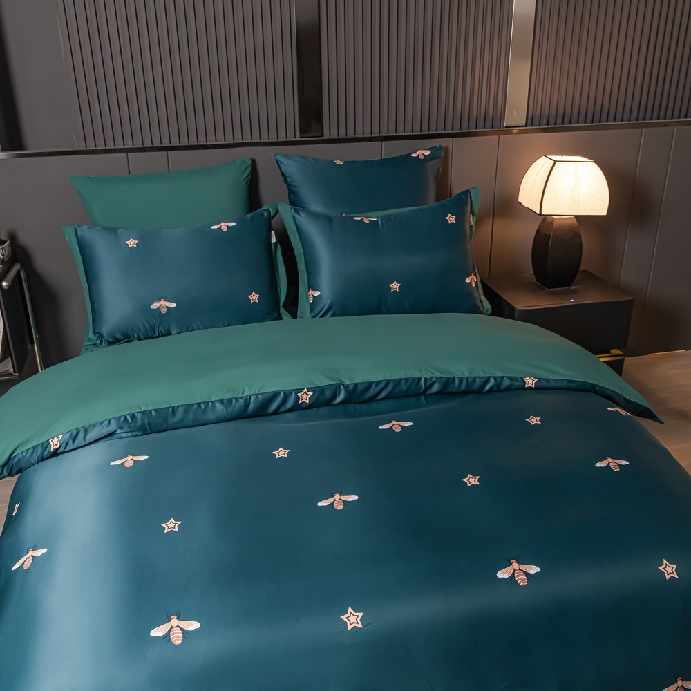 Комплект постельного белья Сатин MS на резинке MSR007