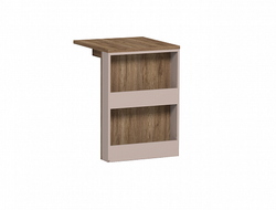 Стол приставной угловой Nature 86, дуб табачный