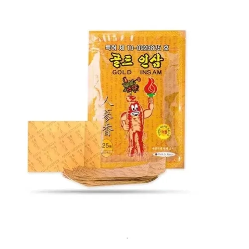 Пластырь Gold Insam Greenon Red Ginseng Plast, 25 шт.