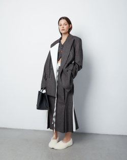 Балетки из натурального меха молочный