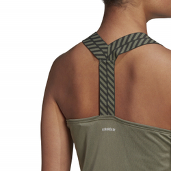 Женский топ теннисный Adidas W Y-Tank - зеленый