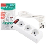 Удлинитель с выключателем ENGY Гранд 2мроз с/з (ПВС 3,75)