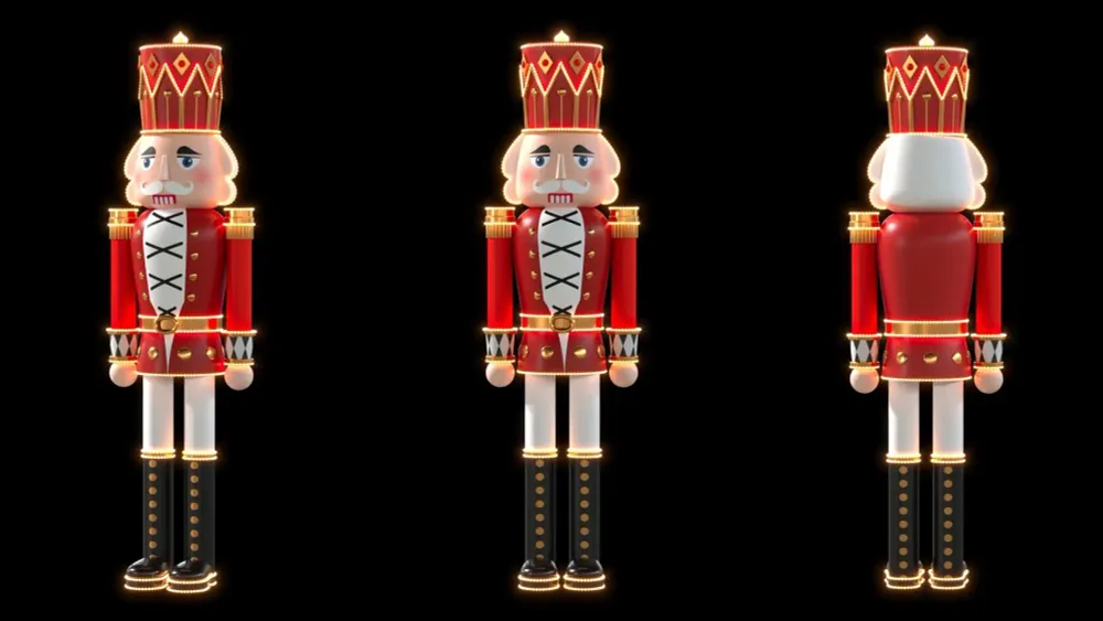 Большая фигура "Щелкунчик" солдатик