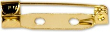 "Zlatka" Заготовки для броши, 2.5 см, под золото (булавка)