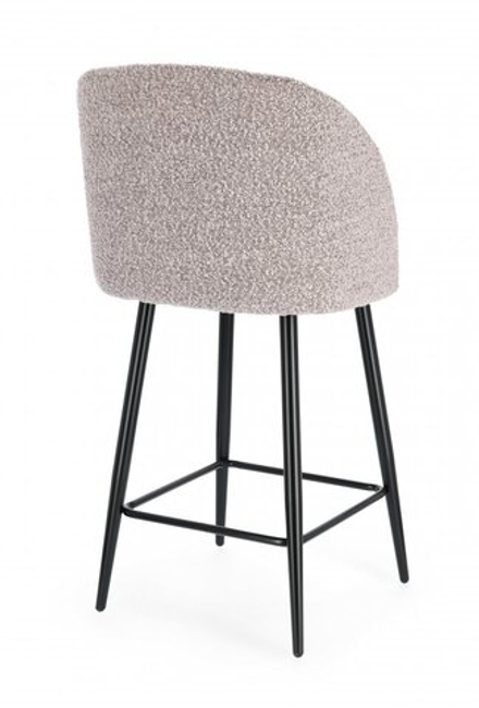 Кресло полубарное мягкое Garden Relax Queen, черный, норковый