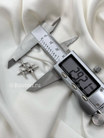 Подвеска серебристая "Звезды"