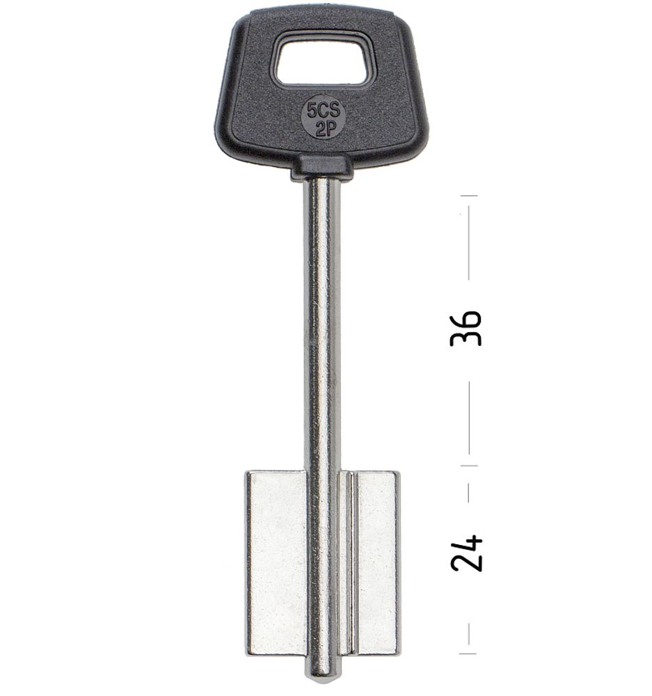 Заготовка сувальдного ключа 13163 CI6PG 2CI4P97 5CS2P