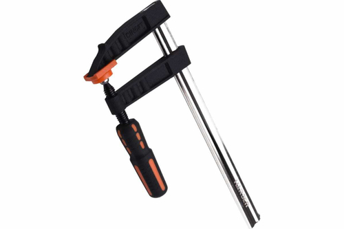 Реечная струбцина HARDEN, усиленная, 2-х компонентная рукоятка, 50*250 мм 600302