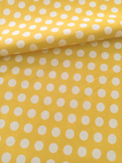 Ткань бязь плательная, рис. "Горох 18 мм", ширина 150 см, арт. 18.1