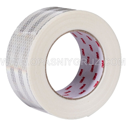 Светоотражающая лента белая 3М 104R-00821 983 55 мм х 50 м