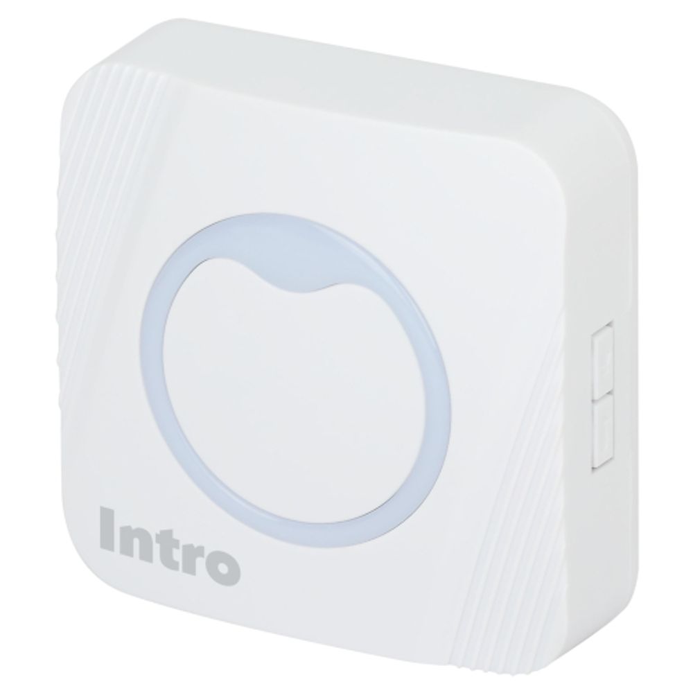 Звонок дверной Intro MP100 беспроводной RGB подсветка белый 36 мелодий | Intro