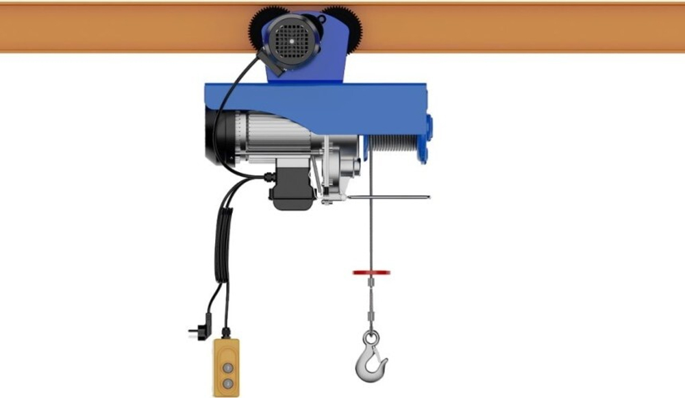 Таль электрическая TOR PA 300/600 кг 30/15 м с тележкой, высотная 1043474