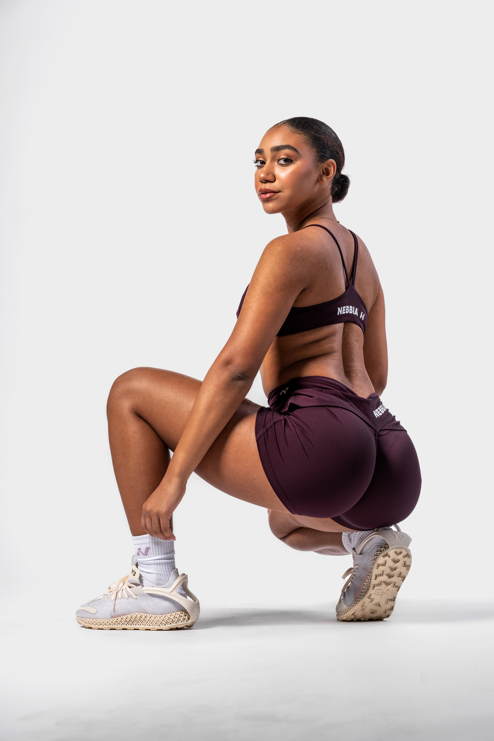 Шорты V-shaping Belt Shorts STRONG BEAUTY 428 Бордовые