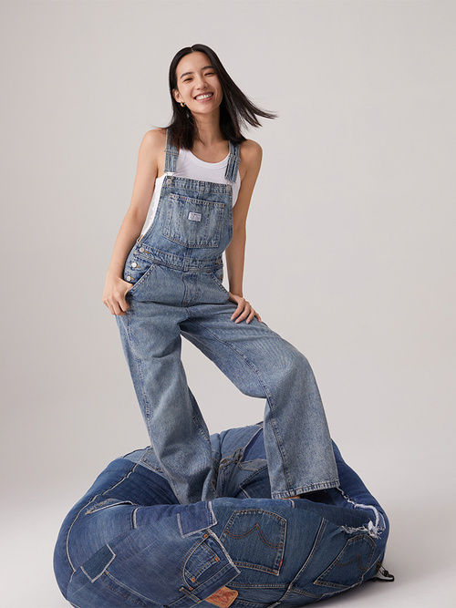 Женский джинсовый комбинезон Levi's Baggy Overalls 000UG-0002