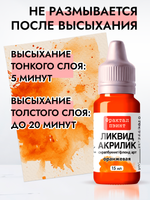 Жидкая акриловая краска ЛИКВИД АКРИЛИК «Оранжевая»
