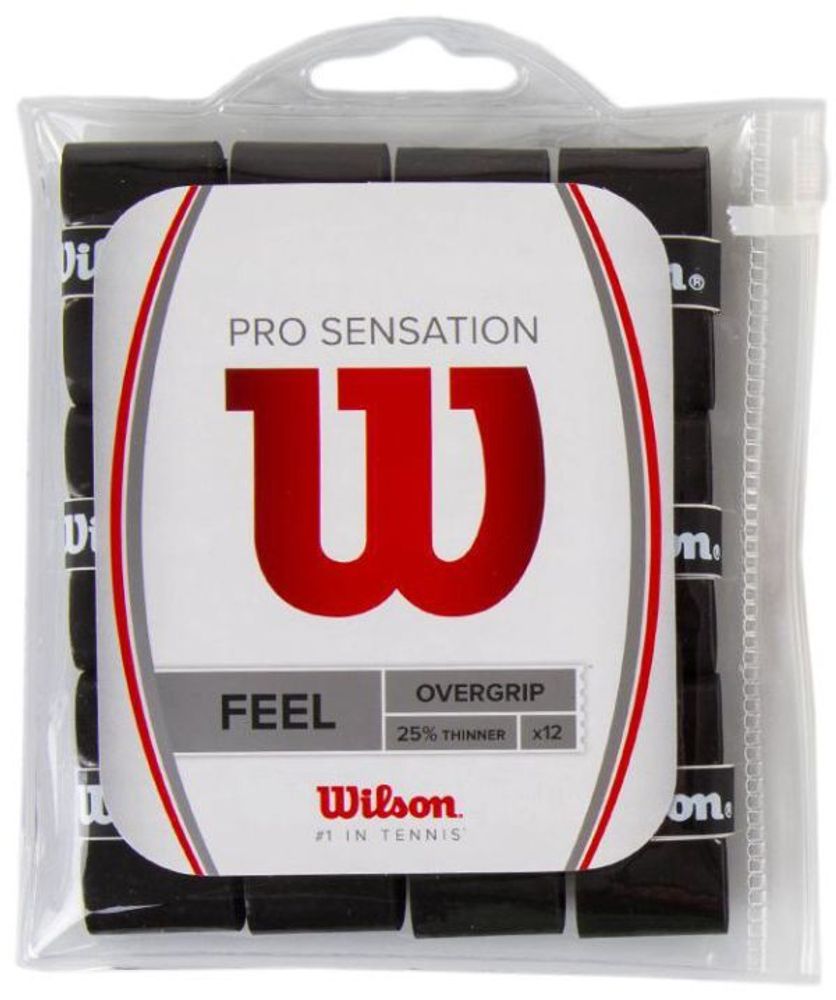 Теннисные намотки Wilson Pro Sensation 12P - black