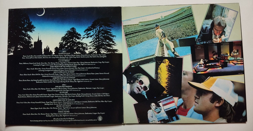Винтажная виниловая пластинка LP Elton John Greatest Hits Volume II (France 1977)