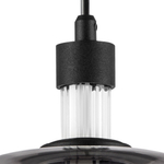 737527 Подвес EMISFERO 8W LED 250LM G ЧЕРНЫЙ/ПРОЗРАЧНЫЙ+ЯНТАРЬ 3000K
