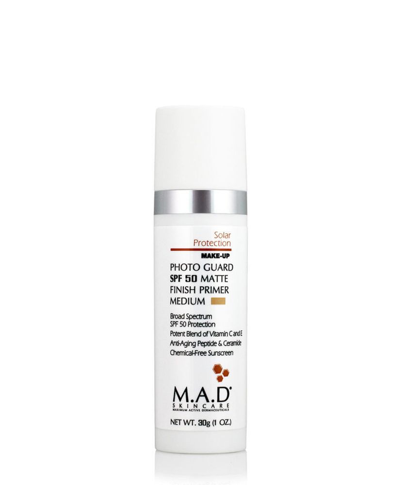 Photo Guard SPF 50 Matte Finish Primer – Medium – матирующий крем-праймер с защитой SPF 50, 30 гр